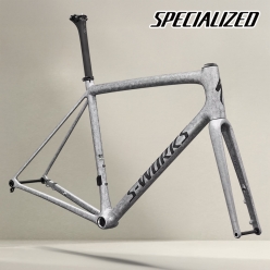스페셜라이즈드 에스웍스 에이토스 2 프레임 컬러: Gloss Silver Blurred Impasto