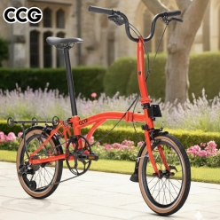 CCG 피타고 트라이폴드<Br> 16인치 접이식 미니벨로 자전거