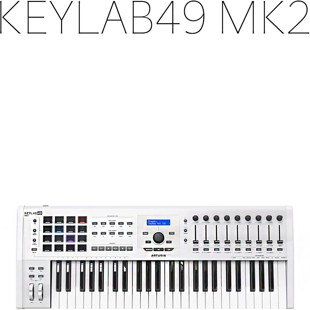 Arturia KeyLab49 MK2 White 흰색 | 정식수입품 | 리뷰포함