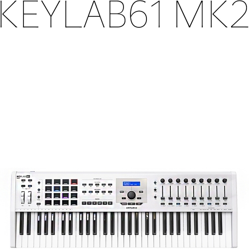 Arturia KeyLab61 MK2 White 흰색 + 건반커버 포함 | 정식수입품 | 리뷰포함