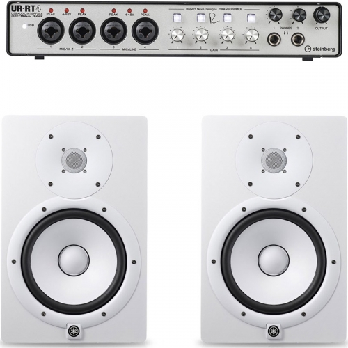 Steinberg UR-RT4 + HS8w 1조 2개 | 야마하40주년 기념모델 | MICtech 3m TRS-XLR 2개 포함