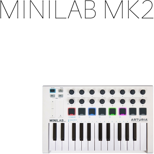 Arturia MINILABmk2 , MINILABmkII, 미니랩마크투 | 정식수입품 | 리뷰포함 | CubasePro 마우스패드증정