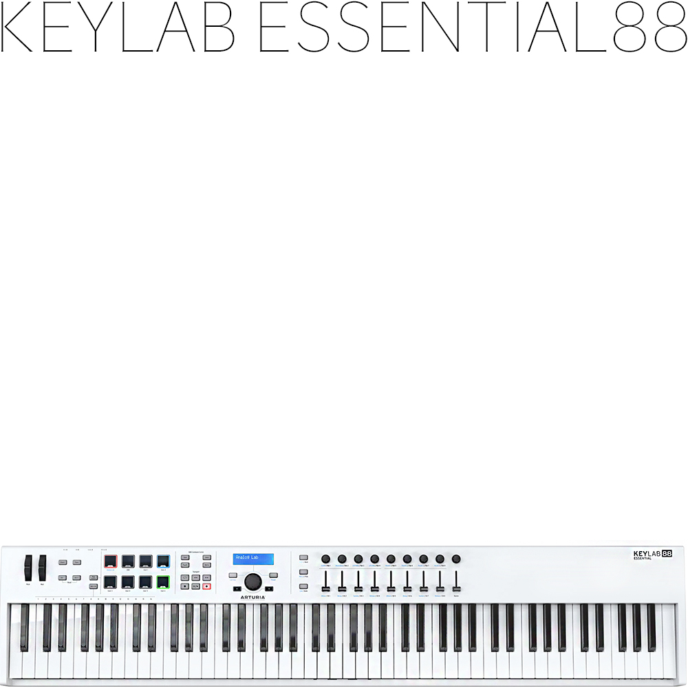 Arturia KeyLab Essential88 | 정식수입품 | CubasePro 마우스패드증정, 고급서스틴페달증정, 리뷰포함