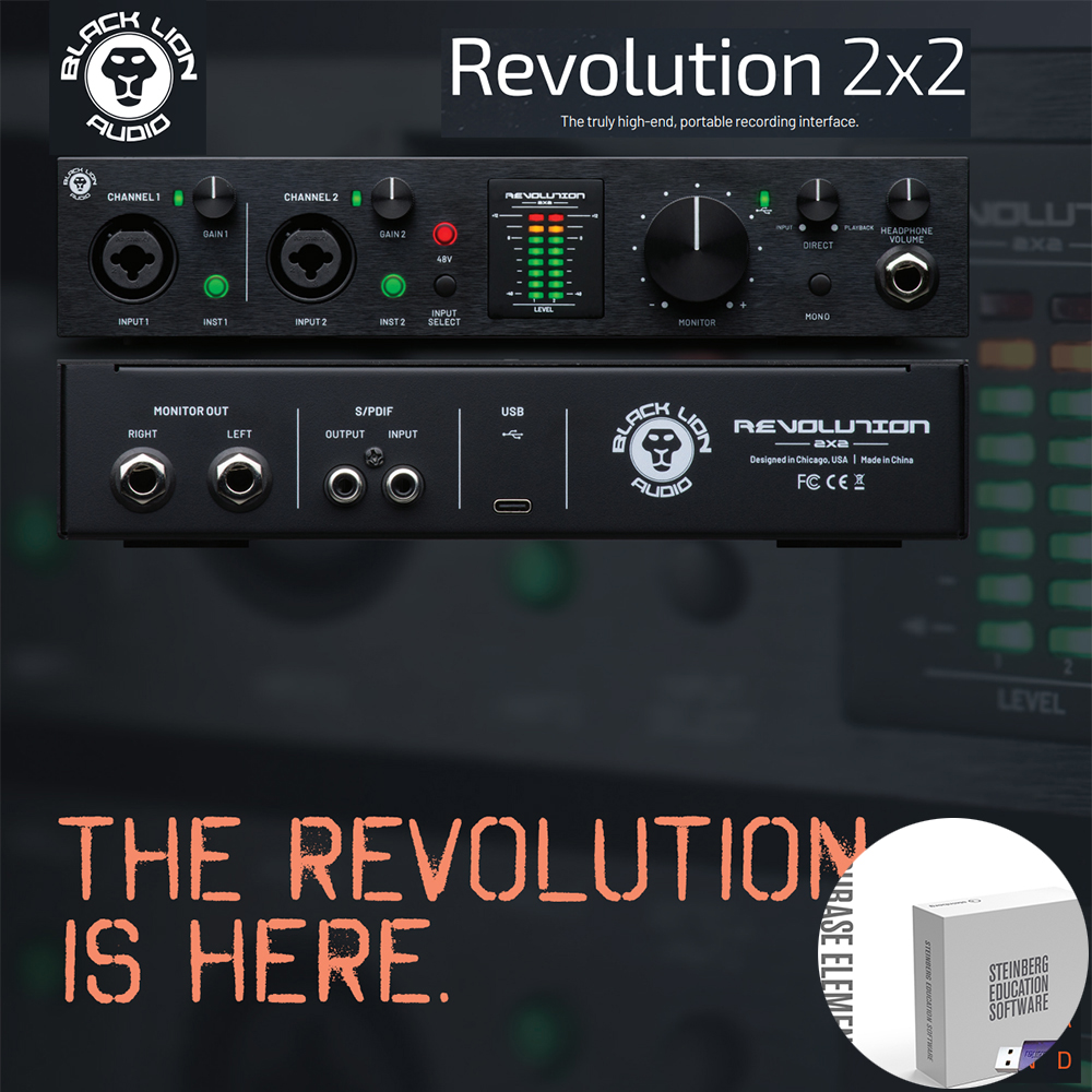 블랙라이언 레볼루션 Black Lion Audio Revolution 2x2 | 정식수입품 | 리뷰포함