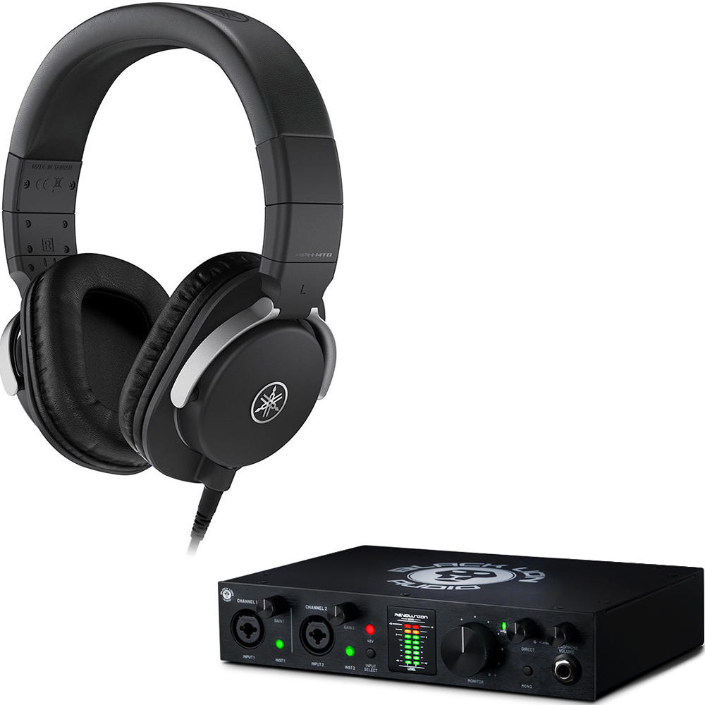 Black Lion Audio Revolution 2x2 + Yamaha MT8 스튜디오헤드폰 | 레볼루션 2x2 | 정식수입품