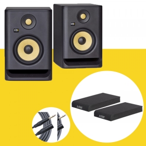 KRK ROKIT7 G4 1조2개+ 1.5m케이블+ OnStage스피커패드 | 220V 정식수입품