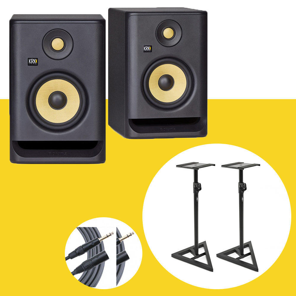 KRK ROKIT8 G4 1조2개+ 3m케이블+ 스피커스탠드 | 220V 정식수입품