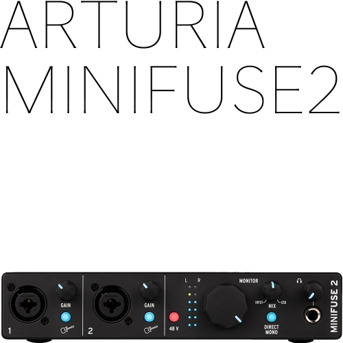 Arturia MiniFuse2 Black 미니퓨즈2 검정색 | 정식수입품 | 리뷰포함