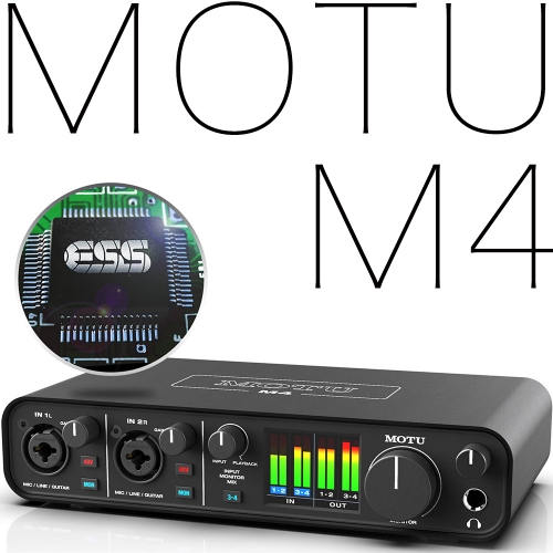 MOTU M4 | ESS Sabre32Ultra DAC 탑재 | 정식수입품 | 리뷰포함