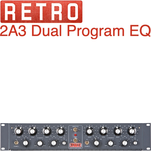 RETRO 2A3 EQ 듀얼채널 튜브 프로그램 이퀼라이저 | 220V 정식수입품