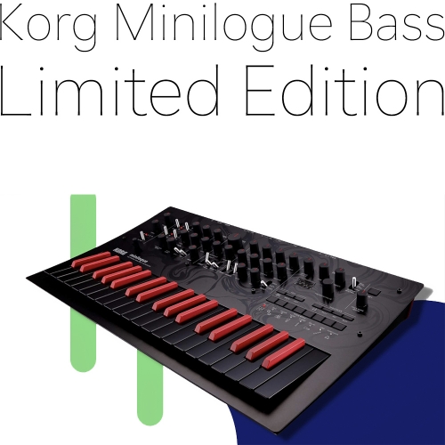 코르그 미니로그베이스 한정판 Korg minilogue BASS Limited Edition 건반커버 TS3m케이블포함 220V정식수입품 리뷰포함