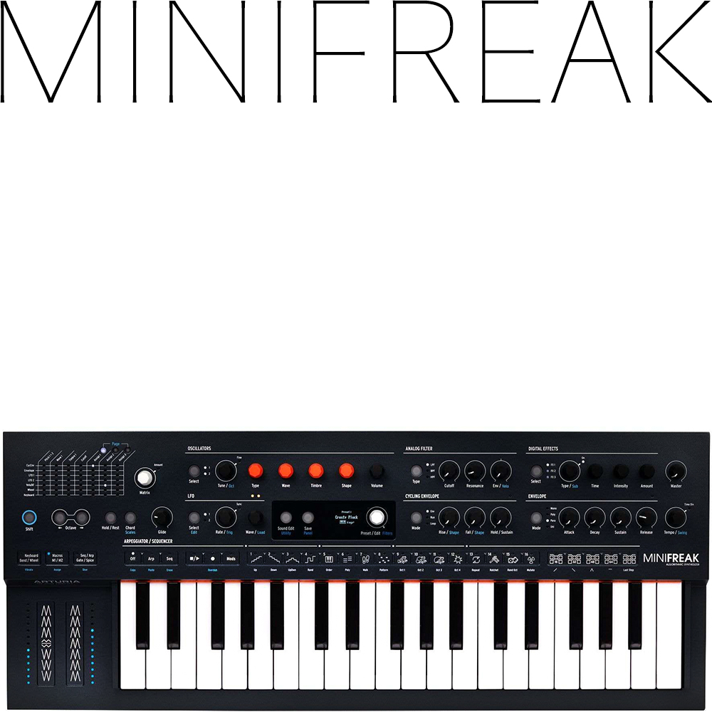 Arturia MiniFreak 아투리아 하이브리드 신디사이저 키보드 | 220V정식수입품