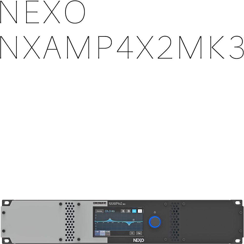 NEXO NXAMP4X2MK2 파워앰프 | 220V 정식수입품