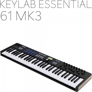 Arturia KeyLab Essential61MK3 BLACK 키랩에센셜61mk3 멋진검정색 정식수입품 USBC-C케이블증정