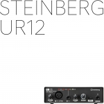 Steinberg UR12 Cubase AI포함 + Yamaha DM105다이나믹마이크 5m 케이블 포함