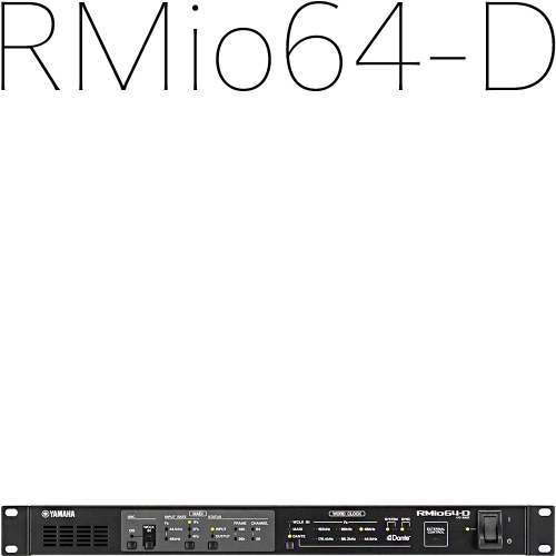 Yamaha RMio64D (dante) 야마하뮤직코리아 정식수입품 DM7