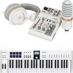 Yamaha AG03MK2 LSPK (라이브스트리밍팩) 하얀색 +  KeyLab Essential49MK3 WHITE 하얀색 | 정식수입품