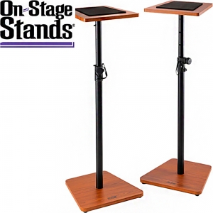OnStageStand SMS7500B | 온스테이지스탠 | 로즈우드 |스튜디오 높이조절 모니터 스피커 스탠드 | Pair | 정식수입품