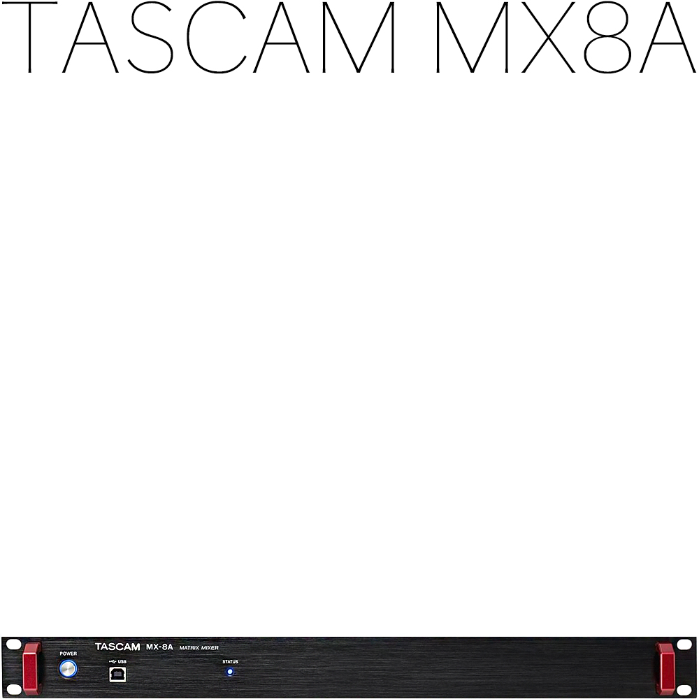 TASCAM MX8A 220V정식수입품