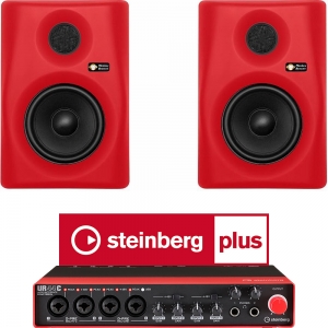 Steinberg UR44C RED + Monkey Gibbon5 RED MICtech 1.5m 케이블포함 1조2개 정식수입품