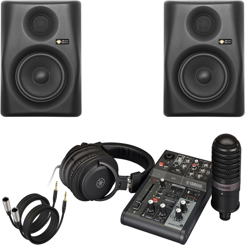 Yamaha AG03MK2 LSPK (라이브스트리밍팩) 검정색 + Gibbon5 Black 1조2개 220V정식수입품