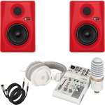 Yamaha AG03MK2 LSPK (라이브스트리밍팩) 하얀색 + Gibbon5 RED 1조2개 220V정식수입품