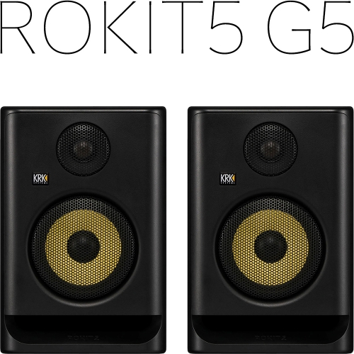 KRK ROKIT5 G5 스튜디오모니터 1조2개 220V 정식수입품 리뷰포함
