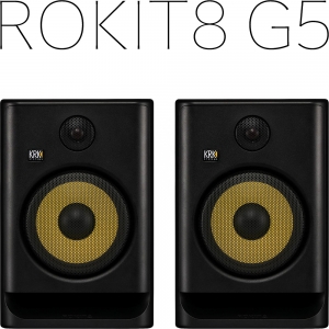 KRK ROKIT8 G5 스튜디오모니터 1조2개 220V 정식수입품