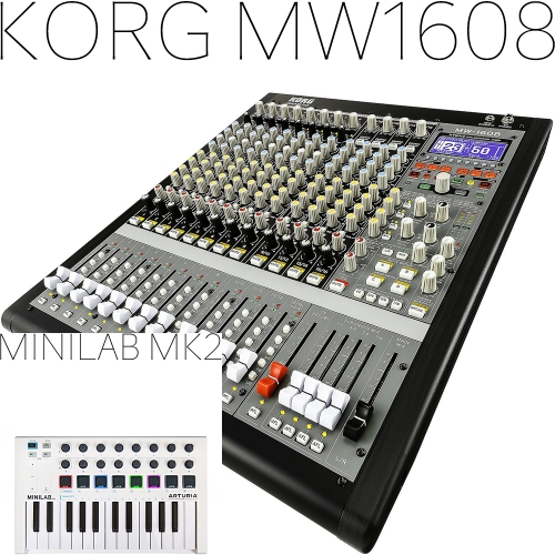 Korg MW1608 + Arturia minilab mk2 한정수량증정
