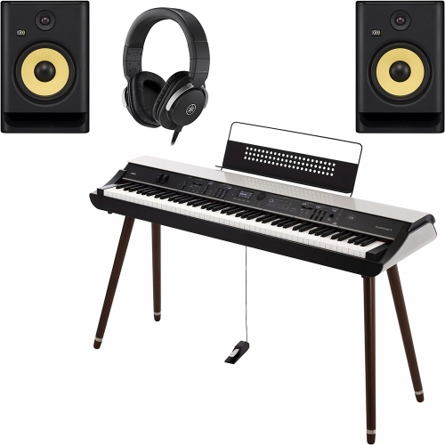 Korg grandstage X + ST-WGS 전용 우드스탠드 KRK Rokit8G5 1조2개 + MT8 헤드폰 포함 220V정식수입품 2024최신형