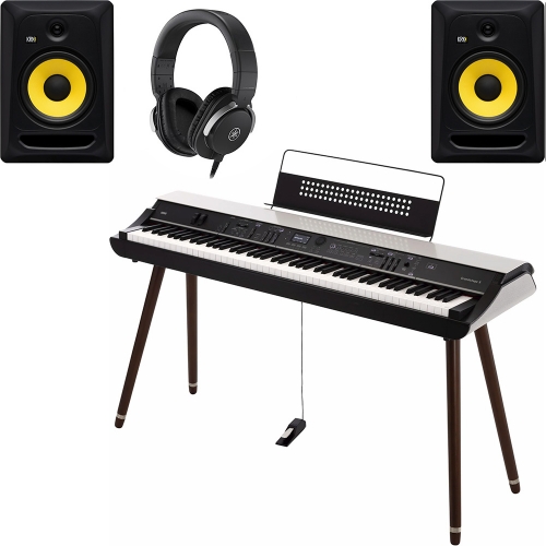 Korg grandstage X + ST-WGS 전용 우드스탠드 KRK CLASSIC8 1조2개 + MT8 헤드폰 포함 220V정식수입품 2024최신형