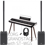 Korg grandstage X + ST-WGS 전용 우드스탠드 MT8 헤드폰 StagePas1Kmk2+DXL1K 돌리포함 220V정식수입품 2024최신형