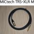 MICtech XLR male - TRS Balanced Cable 1.5m 1개 | 국내산케이블
