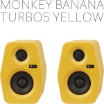 Monkey Turbo5 Yellow 1조2개 | SPDIF디지탈입력 모니터스피커 | 24bit 192kHz 지원 | 정식수입품