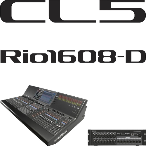 Yamaha CL5 v4 + RIO1608D 1개