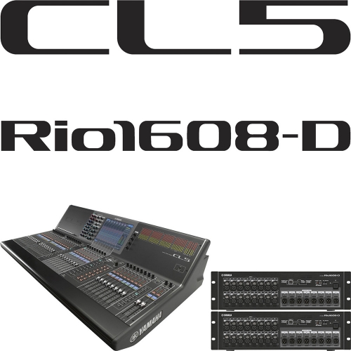 Yamaha CL5 v4 + RIO1608D 2개