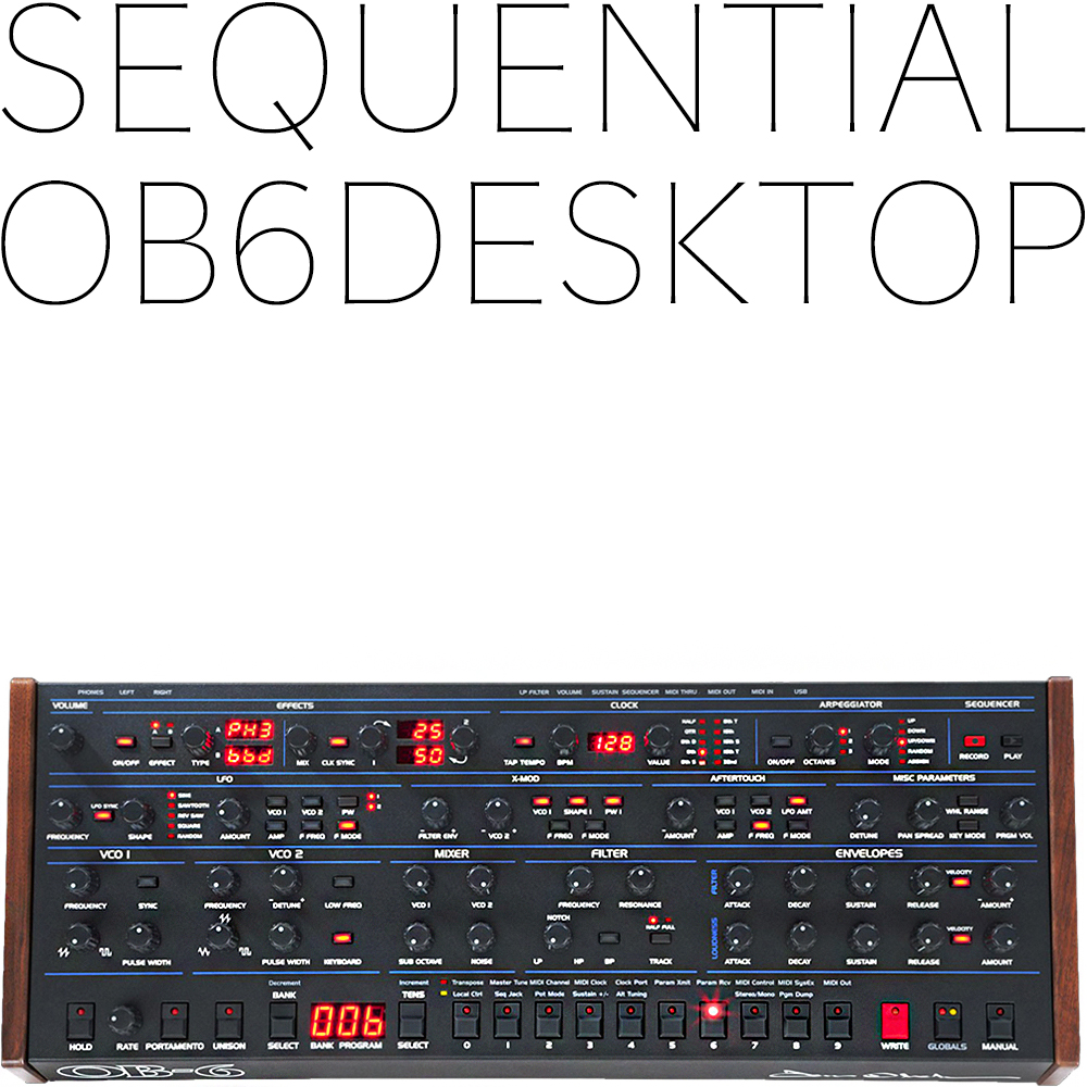 Sequential OB6 Desktop | 정식수입품