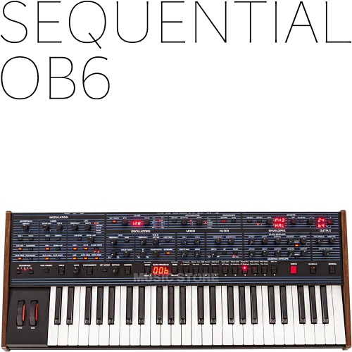 Sequential OB6 시퀀셜 오비식스 | 220V정식수입품. 건반커버증정. 리뷰포함