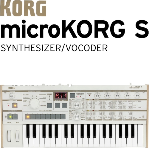 Korg microKORG S + Yamaha HS5w 1조 2개 + MICtech 1.5m cable 2개포함