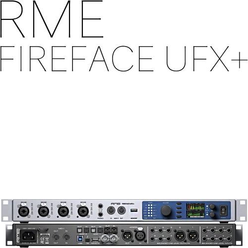 RME FireFace UFX Plus | UFX+ | + Mackie BlackBird 1개 = 아날로그입력20채널 가능