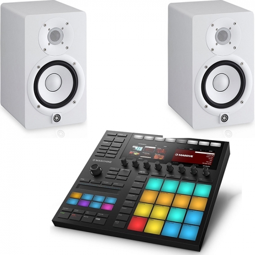 NI Maschine MK3 + Yamaha HS8w white 1조2개 + MICtech 3m케이블포함 | 정식수입품