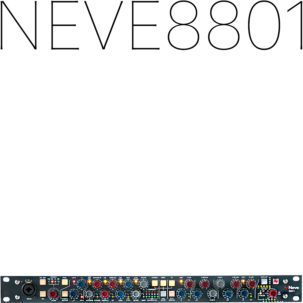 AMS Neve 8801 Channel strip | 220V정식수입품 | 추가 220V 전원케이블 포함배송