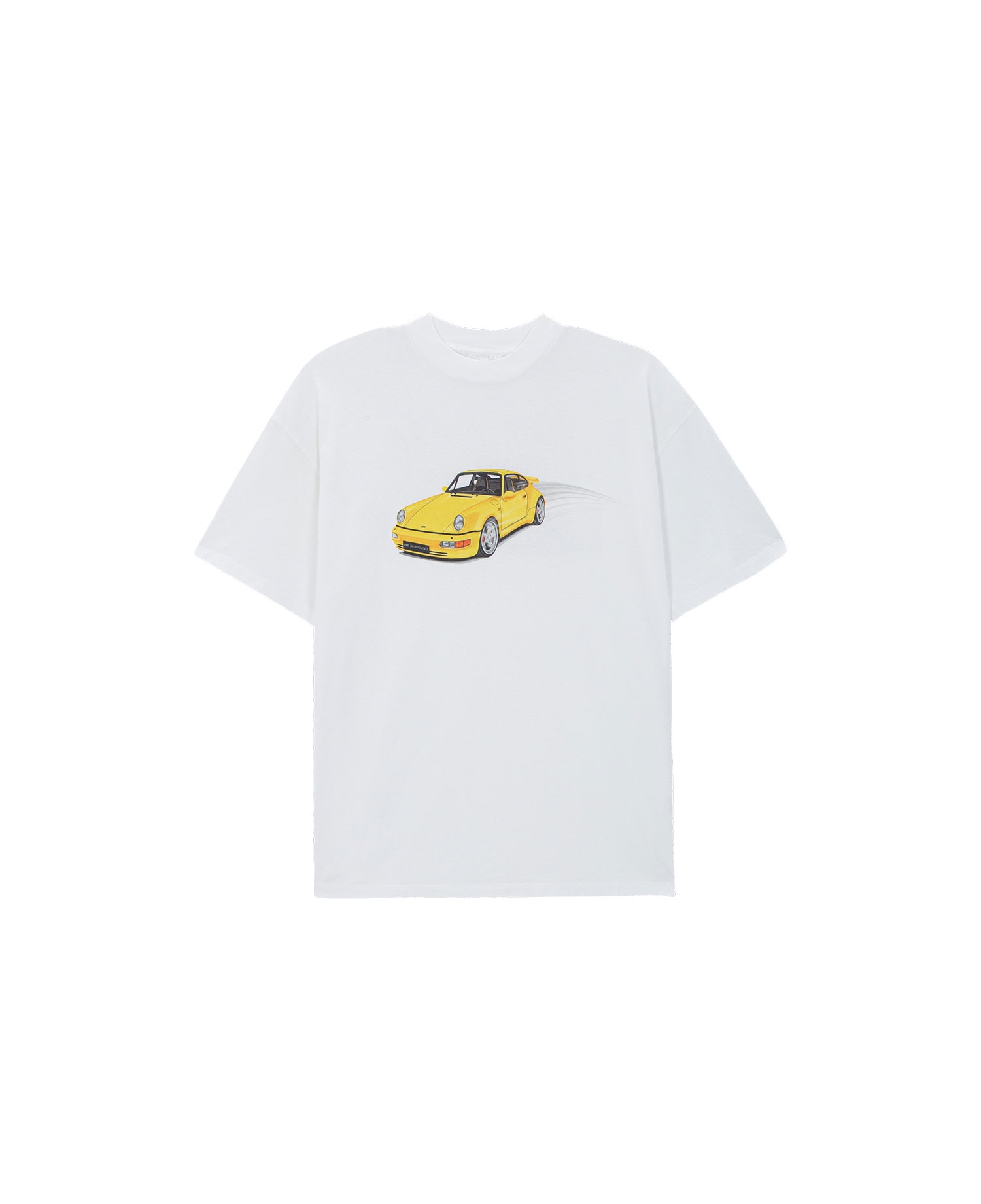 YELLOW FAST 964 GRAPHIC T-SHIRT3_WHITE