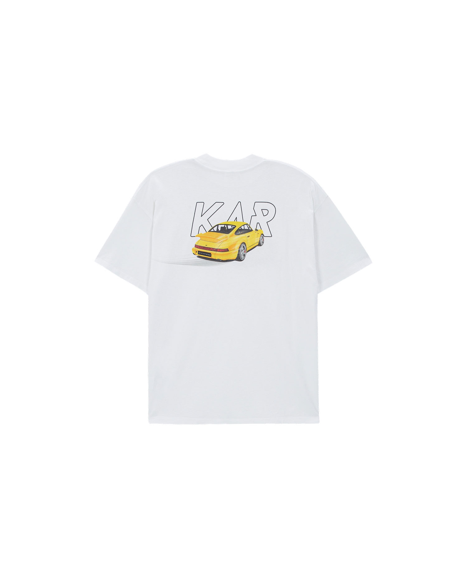 YELLOW FAST 964 GRAPHIC T-SHIRT3_WHITE