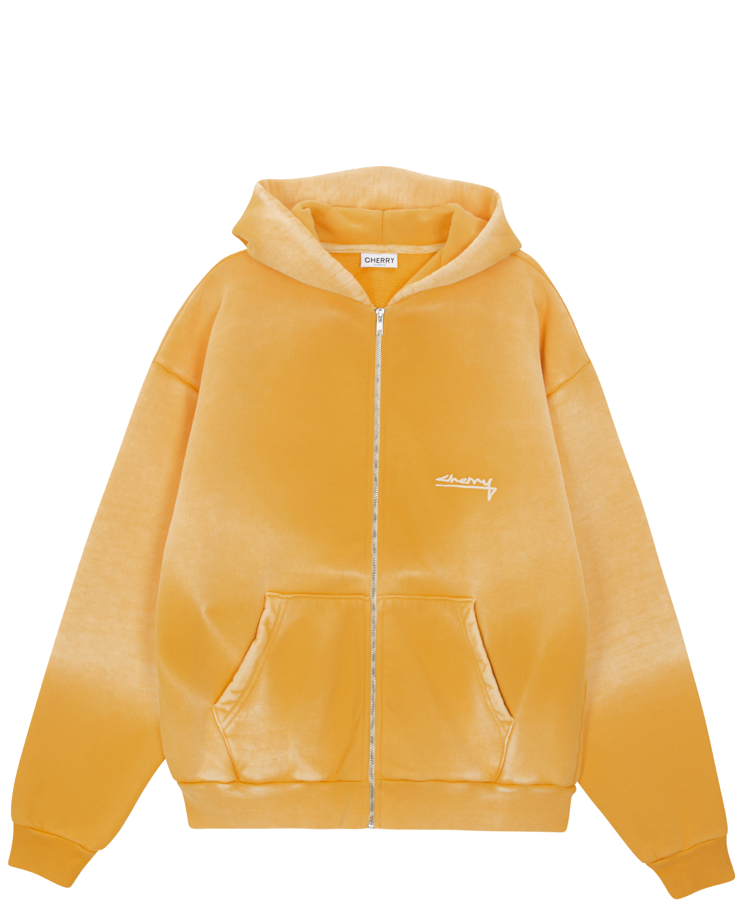 CLASSIC ZIP-UP HOODIE_YELLOW