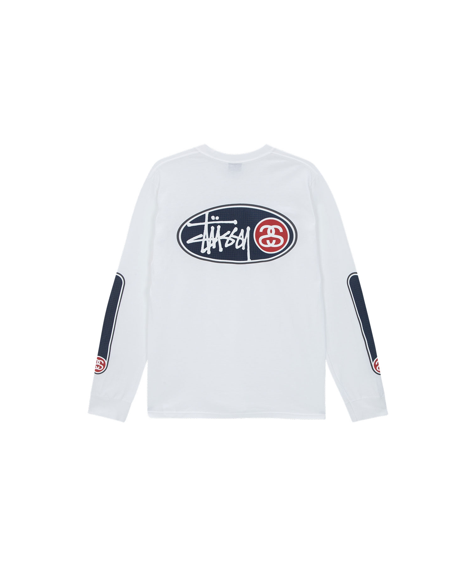 VINTAGE STUSSY DEADSTOCK GRAPHIC LONG SLEEVE-1_WHITE