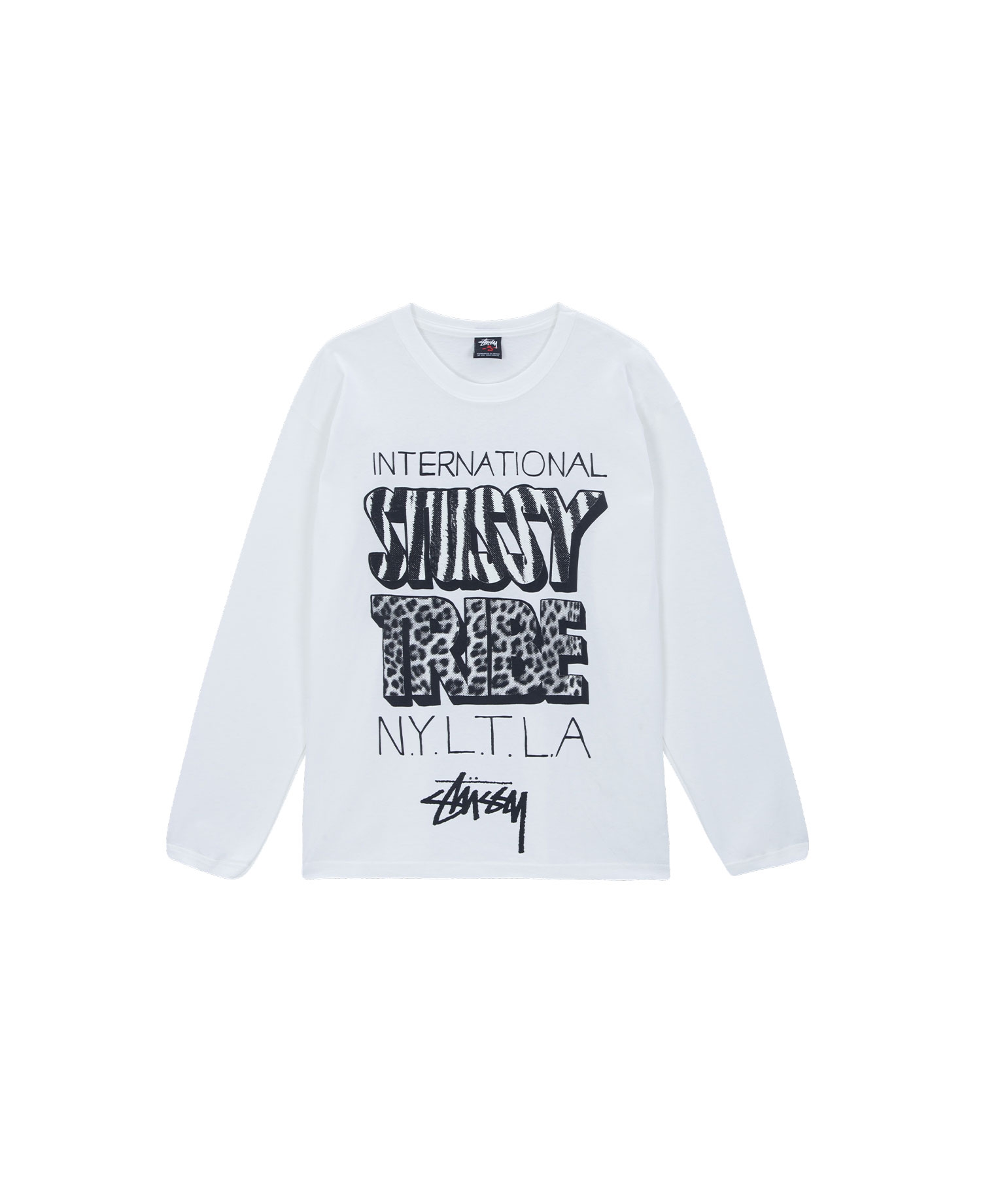 VINTAGE STUSSY DEADSTOCK GRAPHIC LONG SLEEVE-2_WHITE