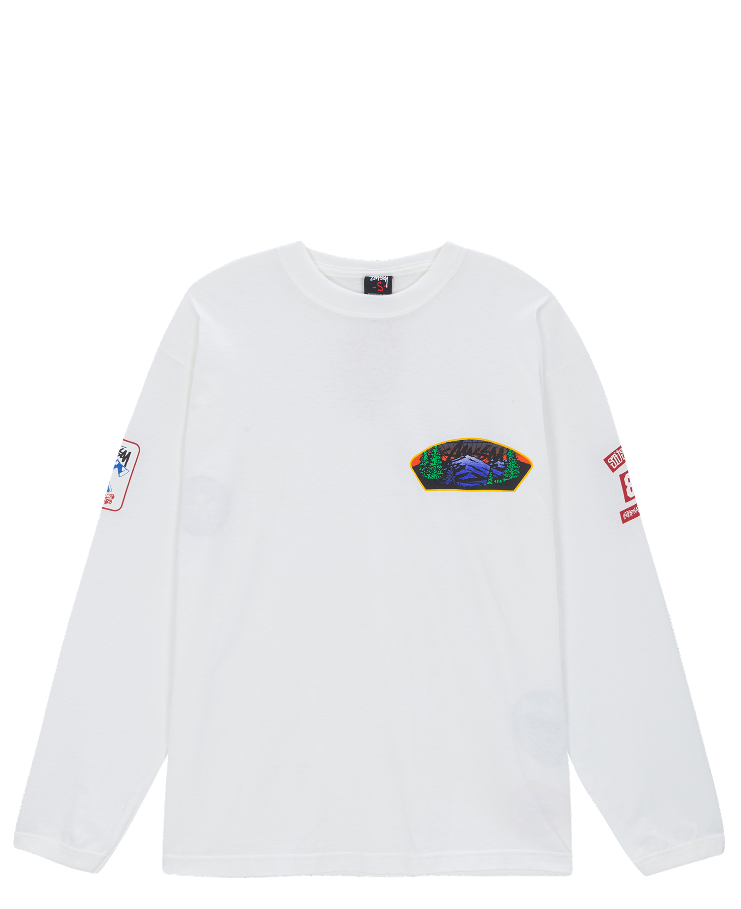 VINTAGE STUSSY DEADSTOCK GRAPHIC LONG SLEEVE-3_WHITE