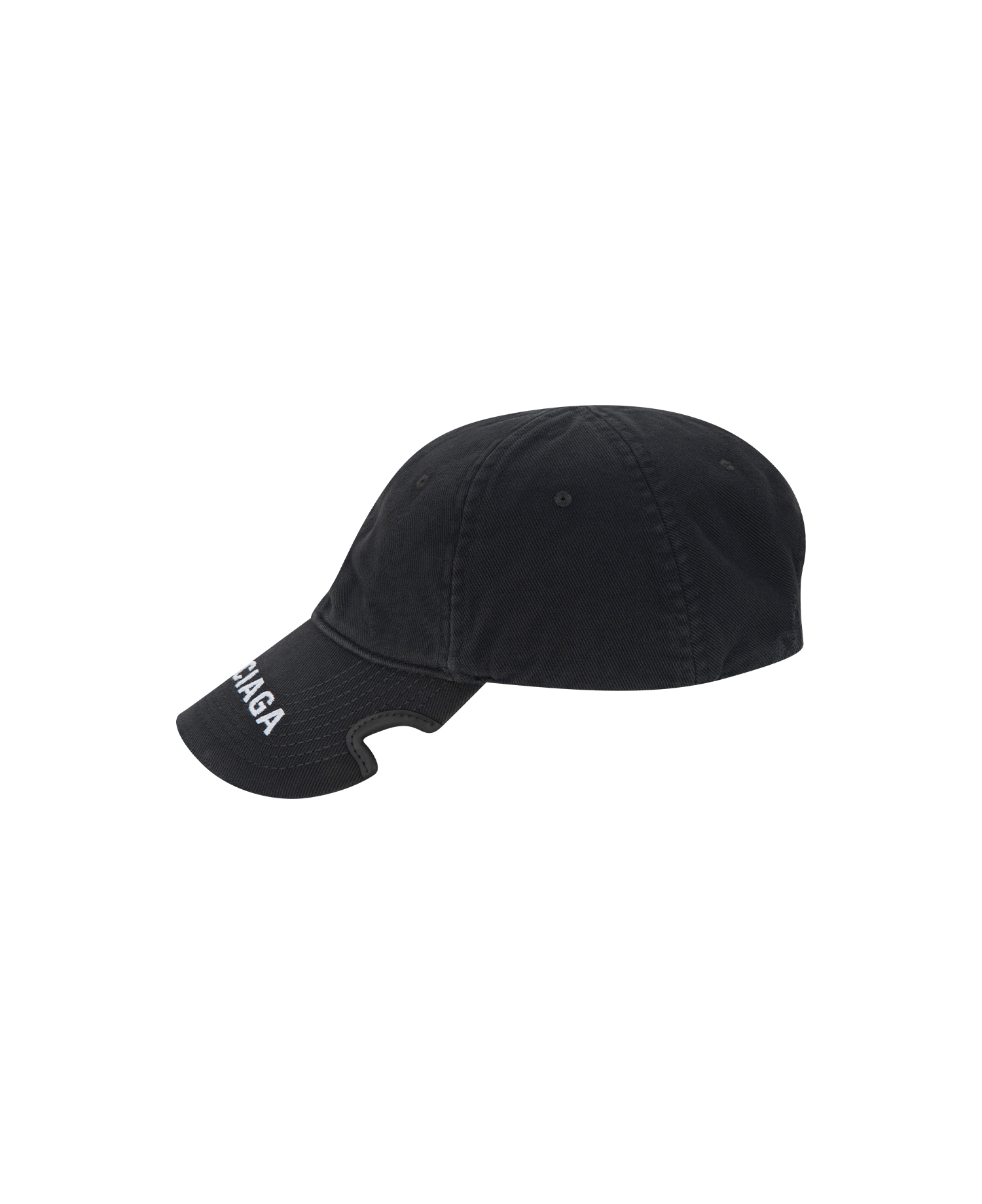 NOTCH LOGO VISOR CAP_BLACK