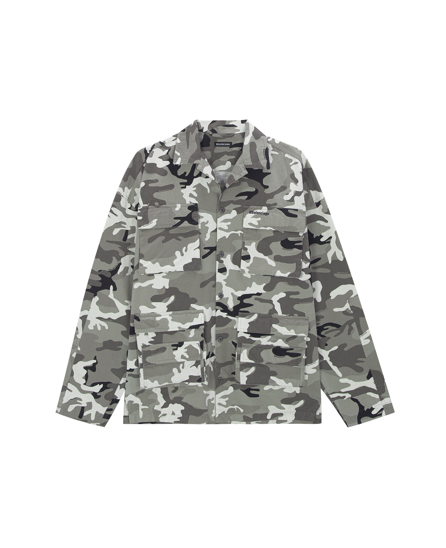 CAMOFLAUGE CARGO SHIRT_MULTI